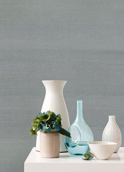 Eade’s Mirador Sterling Sisal Grasscloth Wallpaper Sterling