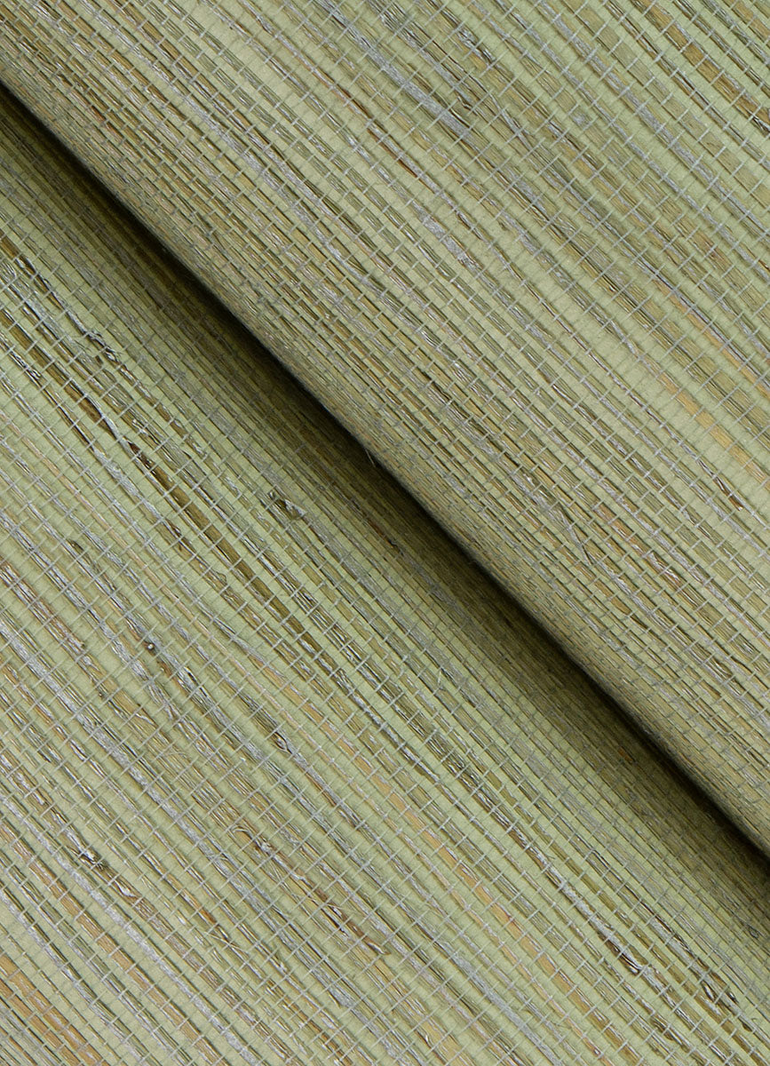 Eade’s Shandong Sea Green Grasscloth Wallpaper Sea Green