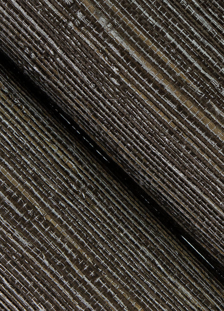 Eade’s Shandong Chocolate Grasscloth Wallpaper Chocolate