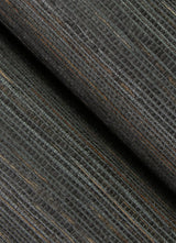 Eade’s Shandong Charcoal Grasscloth Wallpaper Charcoal