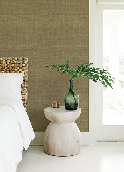 Eade’s Cheng Light Brown Woven Grasscloth Wallpaper Light Br