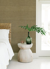 Eade’s Cheng Light Brown Woven Grasscloth Wallpaper Light Br