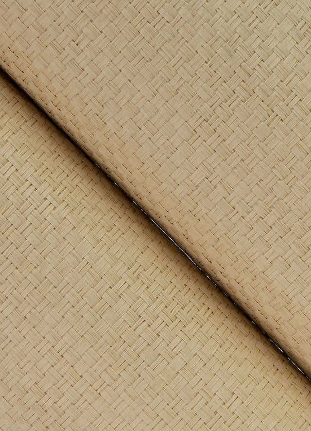 Eade’s Peizhi Khaki Basketweave Wallpaper Khaki
