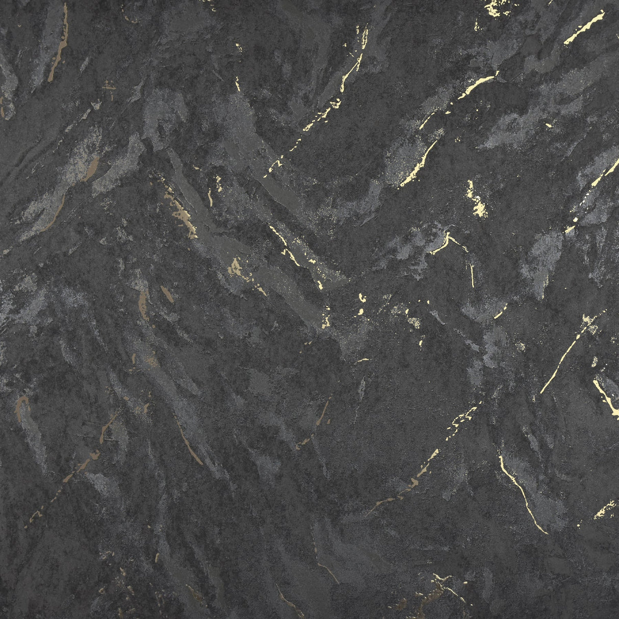 Brewster 2927-00105 Titania Black Marble Texture Wallpaper