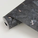 Brewster 2927-00105 Titania Black Marble Texture Wallpaper