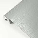 Brewster 2927-10504 Glint Silver Distressed Geometric Wallpaper