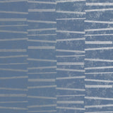 Brewster 2927-10604 Luminescence Blue Abstract Stripe Wallpaper