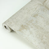 Brewster 2927-10901 Vela Taupe Distressed Geometric Wallpaper