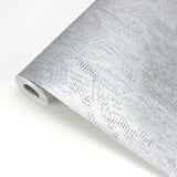 Brewster 2927-20301 Luster Silver Distressed Texture Wallpaper