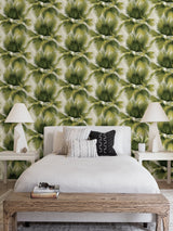 A-Street Prints 2927-40114 Summer Palm Green Tropical Wallpaper