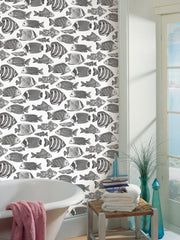 A-Street Prints 2927-80202 Wailea Tropical School Wallpaper - Eade's Wallpaper