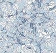 A-Street Prints 2927-80402 Beaufort Dove Peony Chinoiserie Wallpaper - Eade's Wallpaper