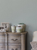 A-Street Prints 2927-81018 Marblehead Grey Crosshatched Grasscloth Wallpaper