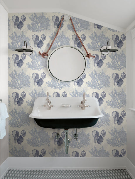 A-Street Prints 2927-81205 Nauset Seashell Shores Wallpaper - Eade's Wallpaper