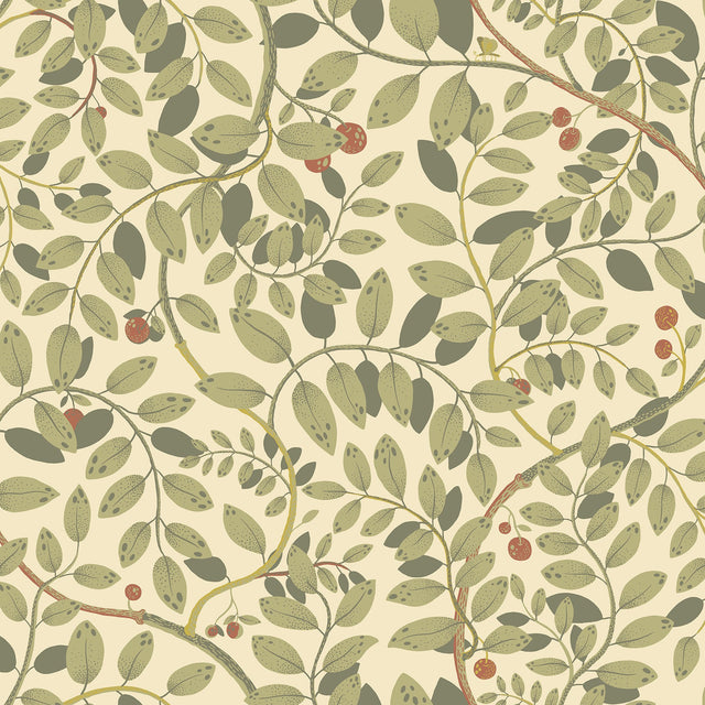 A-Street Prints 2932-65107 Kirke Leafy Vines Wallpaper - Eade's Wallpaper