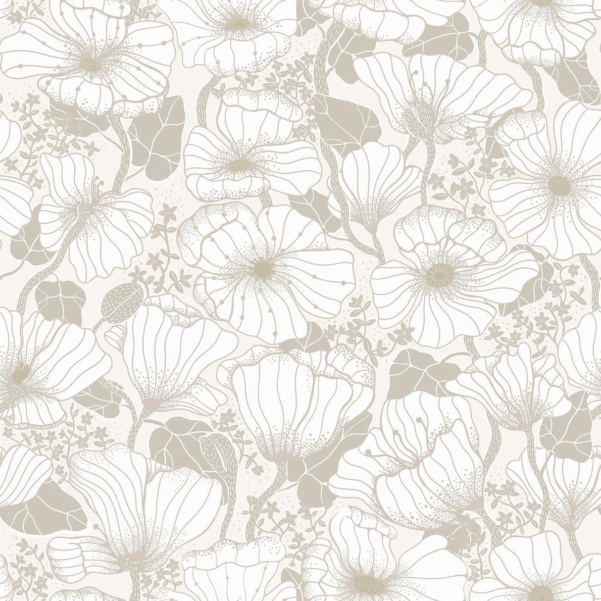 A-Street Prints 2932-65109 Matilda Poppy Fields Wallpaper - Eade's Wallpaper