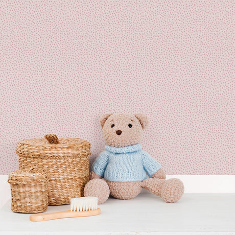Galerie Bambino Dropy Plain Pink Sidewall 294-1