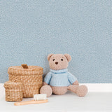 Galerie Bambino Dropy Plain Blue Sidewall 294-2