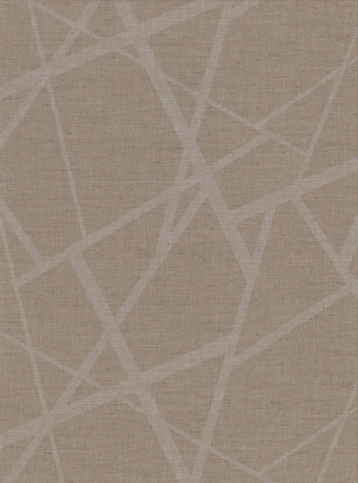 Warner 2945-1103 Avatar Brown Abstract Geometric Wallpaper