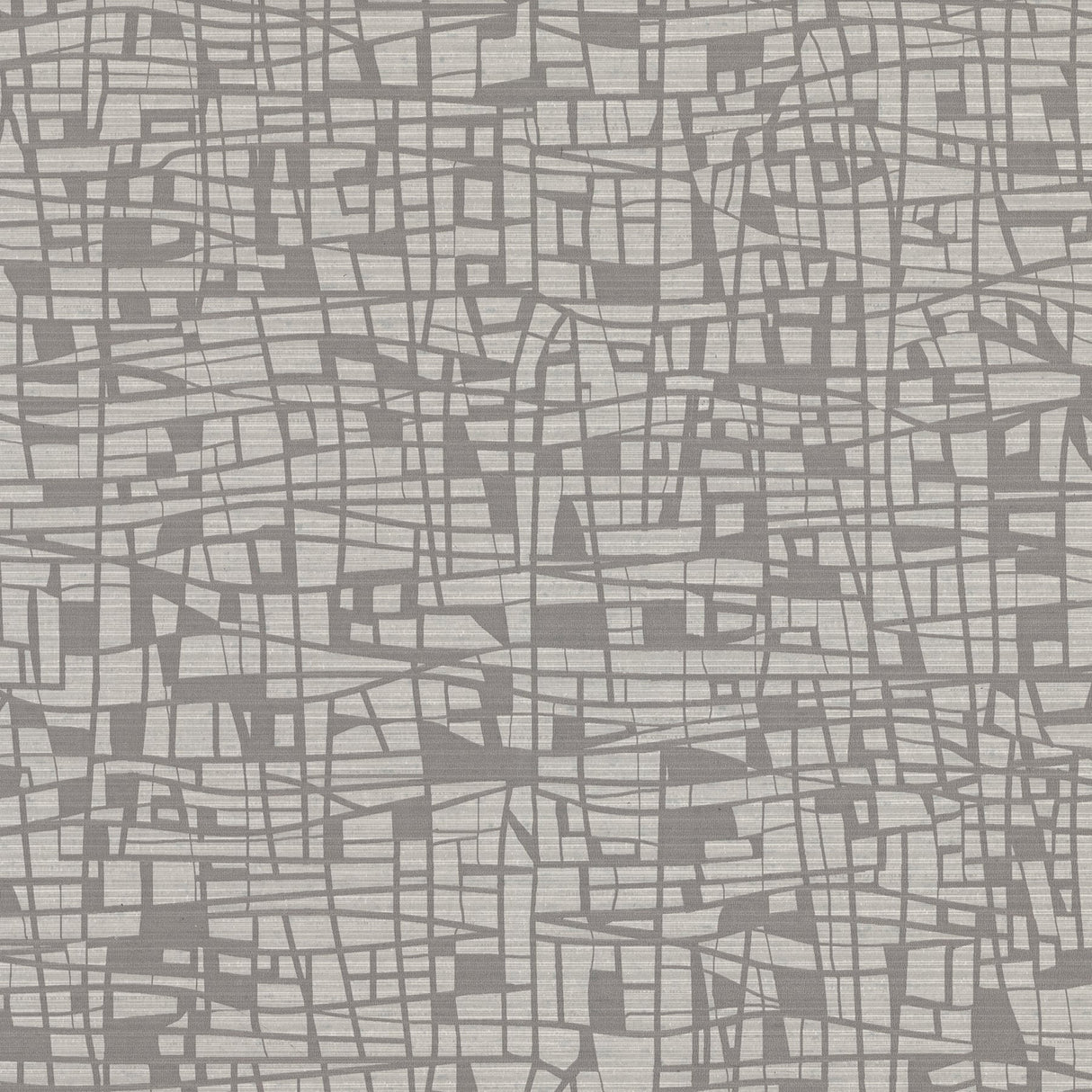 Warner 2945-1115 Tiffany Grey Abstract Geometric Wallpaper