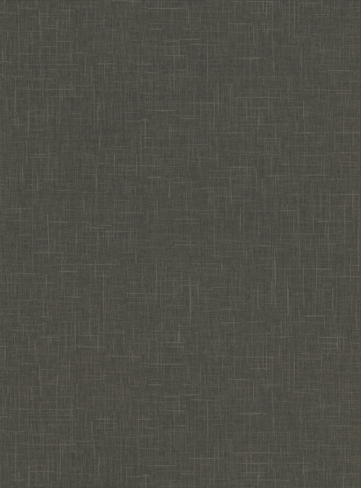 Warner 2945-1139 Linville Charcoal Faux Linen Wallpaper