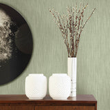 A-Street Prints 2948-25282 Chiniile Sage Linen Texture Wallpaper