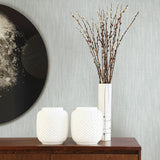 A-Street Prints 2948-25287 Chiniile Light Blue Linen Texture Wallpaper