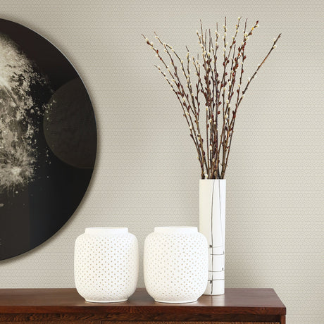 A-Street Prints 2948-27026 Starwart Light Grey Miniature Floral Wallpaper