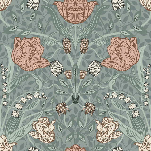 A-Street Prints 2948-33010 Tulipa Floral Wallpaper - Eade's Wallpaper