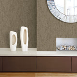 A-Street Prints 2949-60206 Malawi Brown Leather Texture Wallpaper