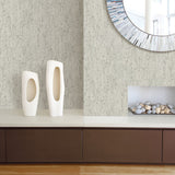 A-Street Prints 2949-60208 Malawi Light Grey Leather Texture Wallpaper