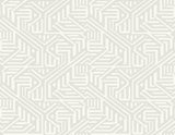 A-Street Prints 2949-60618 Nambiti Light Grey Geometric Wallpaper