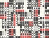 A-Street Prints 2949-60701 Bantry Red Geometric Wallpaper