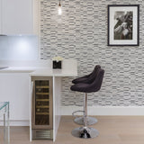 A-Street Prints 2949-60812 Fresnaye Black Linen Stripe Wallpaper