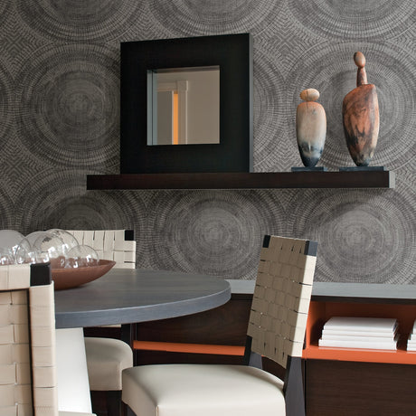 A-Street Prints 2949-61100 Lalit Taupe Medallion Wallpaper