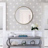 A-Street Prints 2964-25902 Granada Light Grey Geometric Wallpaper