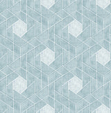 A-Street Prints 2964-25904 Granada Aqua Geometric Wallpaper