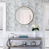 A-Street Prints 2964-25908 Karson Slate Swirling Geometric Wallpaper
