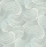 A-Street Prints 2964-25909 Karson Teal Swirling Geometric Wallpaper