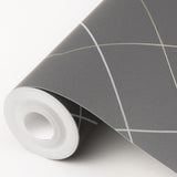 A-Street Prints 2964-25912 Ballard Grey Geometric Wallpaper