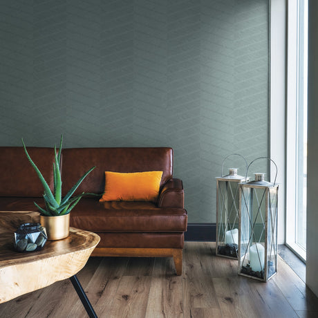 A-Street Prints 2964-25916 Aspen Aqua Chevron Wallpaper