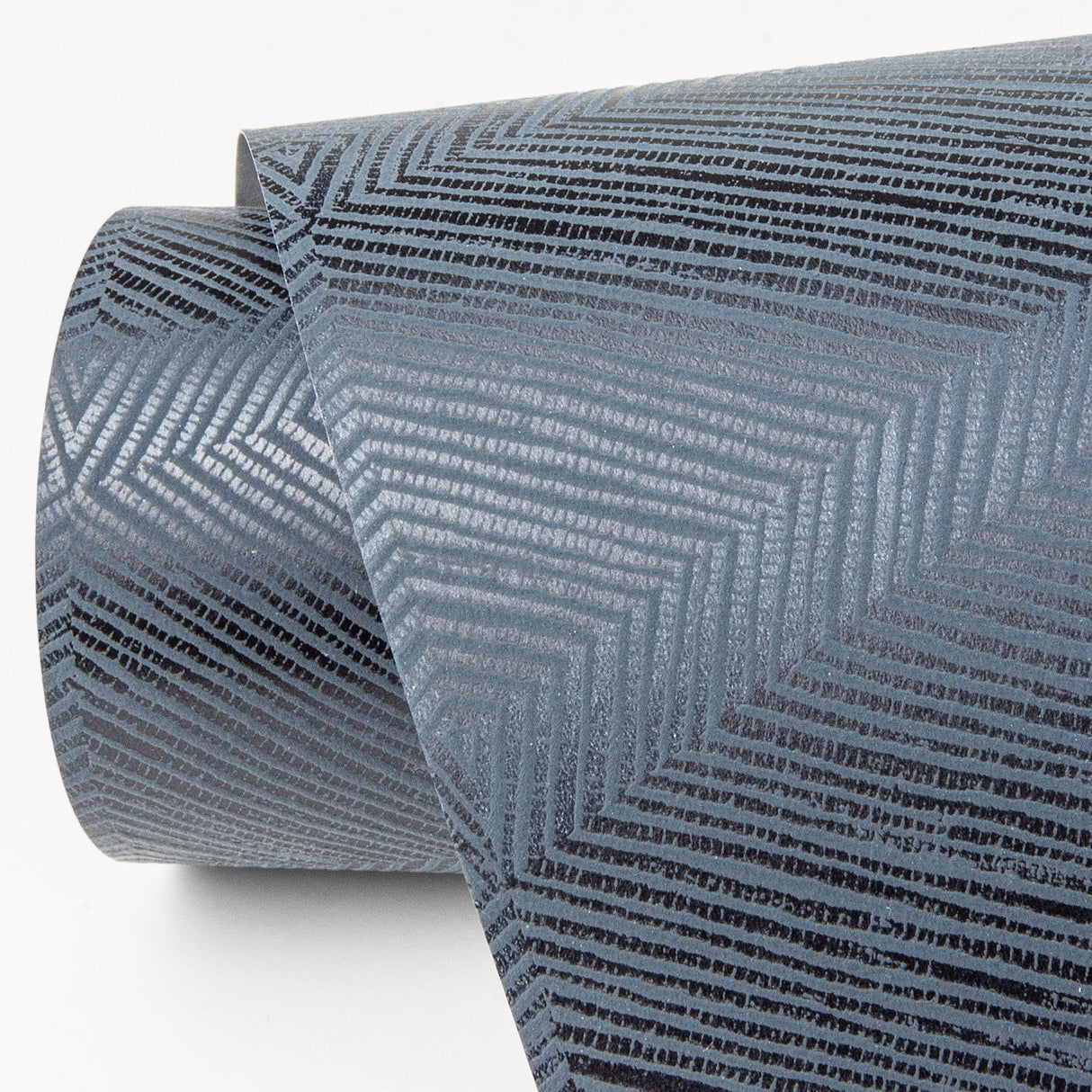 A-Street Prints 2964-25917 Aspen Indigo Chevron Wallpaper