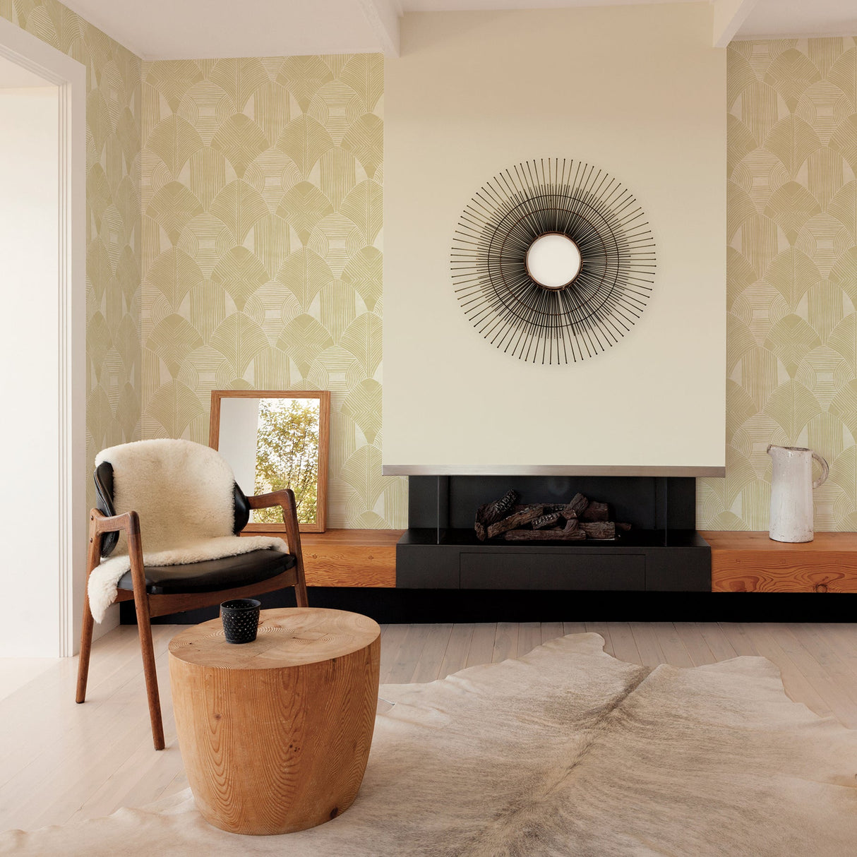 A-Street Prints 2964-25927 Westport Coffee Geometric Wallpaper