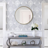A-Street Prints 2964-25929 Westport Pewter Geometric Wallpaper