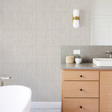 A-Street Prints 2964-25943 Brixton Light Grey Texture Wallpaper