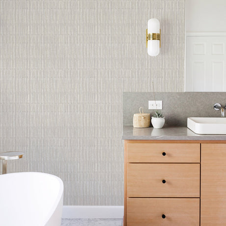 A-Street Prints 2964-25943 Brixton Light Grey Texture Wallpaper