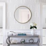 A-Street Prints 2964-25948 Juno Light Grey Ogee Wallpaper