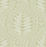 A-Street Prints 2964-25952 Juno Green Ogee Wallpaper