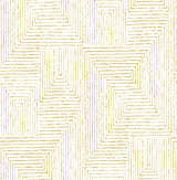 A-Street Prints 2964-25957 Merritt Honey Geometric Wallpaper