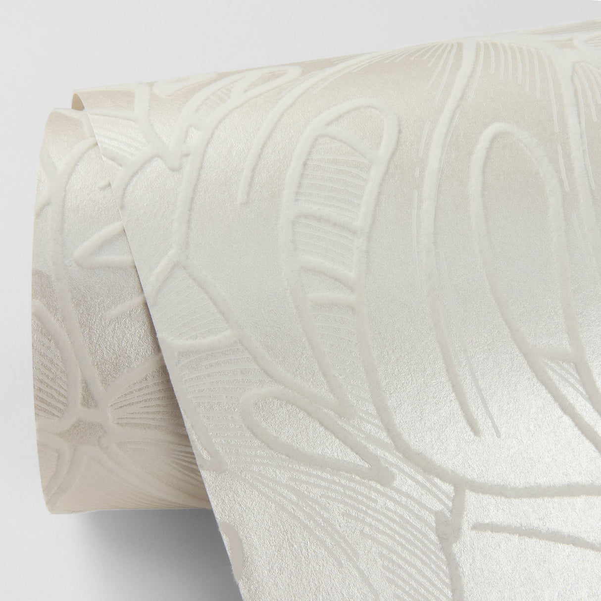 A-Street Prints 2964-87340 Balboa White Botanical Wallpaper